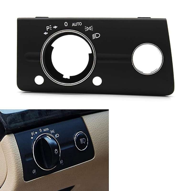 Car Dashboard Headlight Head Light Lamp Switch Cover Panel Trim for W211 E Class 320 350 550 2003-20