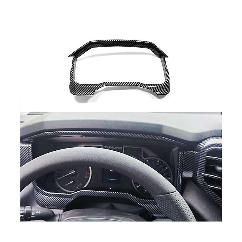 Car Dashboard Instrument Panel Cover Trim for 2022 2023 Interior Accessories Abs Carbon Fiber