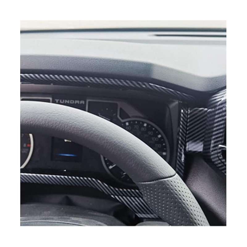 Car Dashboard Instrument Panel Cover Trim for 2022 2023 Interior Accessories Abs Carbon Fiber