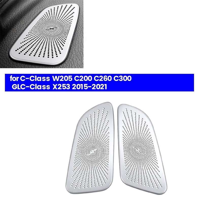 Car Dashboard Horn Cover Air Outlet Trim for GLC C-Class W205 C260 C200 X253 2015-2021 Speaker Cover