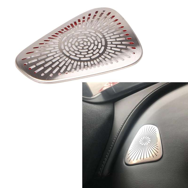 Car Dashboard Horn Cover Center Console Speaker Cover Trim Accessories for C-Class W206 C260 2022 Si