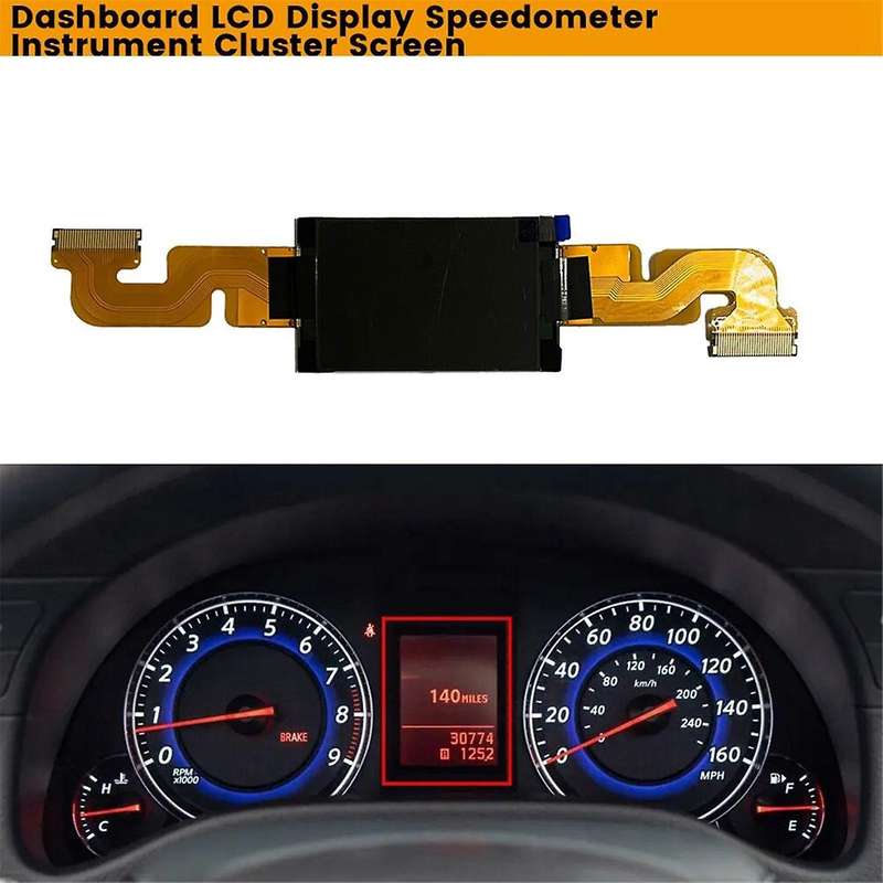 Car Dashboard LCD Display Screen for EX35 2008-2012 G35 G37 Speedometer Instrument Cluster Stereo Sc