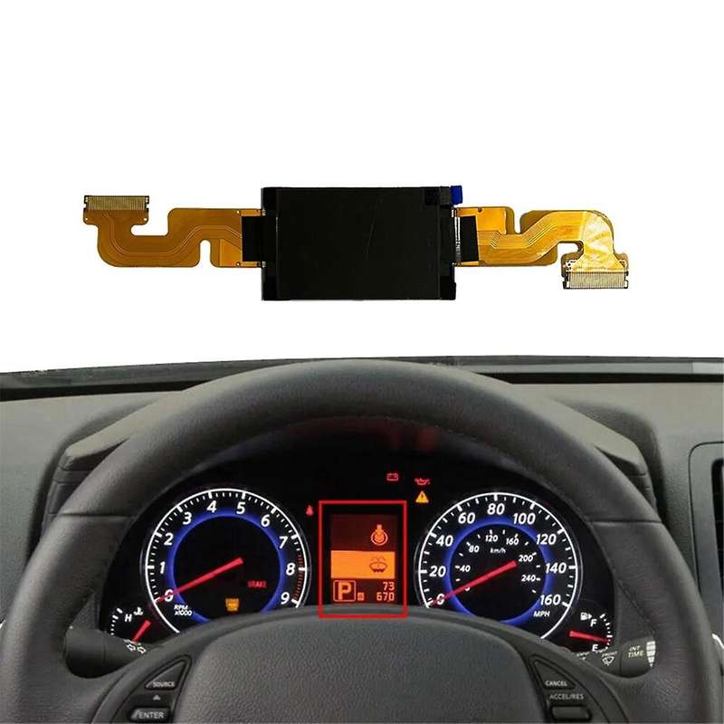 Car Dashboard LCD Display Screen for EX35 2008-2012 G35 G37 Speedometer Instrument Cluster Stereo S