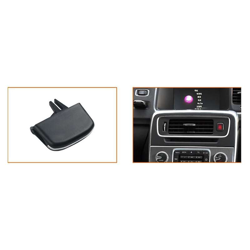 Car Dashboard Middle Long A/C Vent Outlet Tab Clip Repair Kit for S60 2011-2019 Air Vent Adjustment