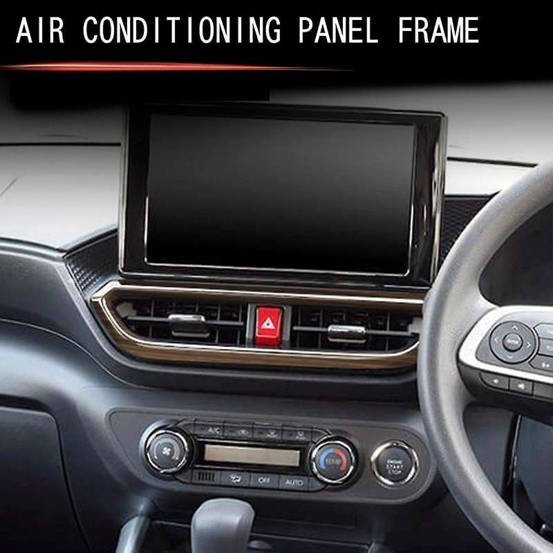 Car Dashboard Middle Air Outlet Decorative Frame Center Air Duct Panel Trim Cover for Raize A200A A2