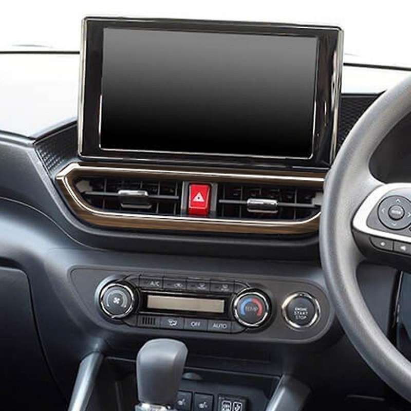 Car Dashboard Middle Air Outlet Decorative Frame Center Air Duct Panel Trim Cover for Raize A200A A2