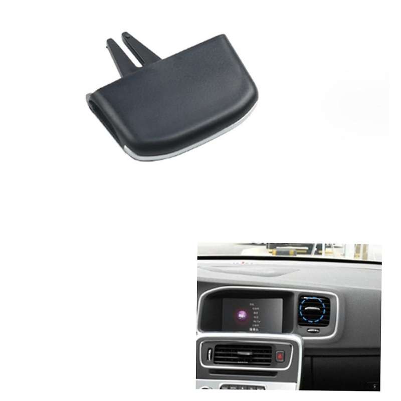 Car Dashboard Middle Short A/C Vent Outlet Tab Clip Repair Kit for S60 2011-2019 Air Vent Adjustment