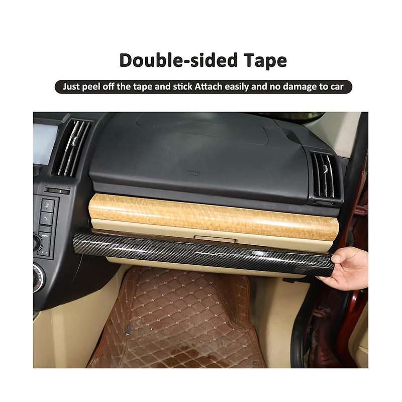 Car Dashboard Panel Cover Trim Decoration Stickers for 2 2007-2015 Accessories ,abs Carbon Fiber