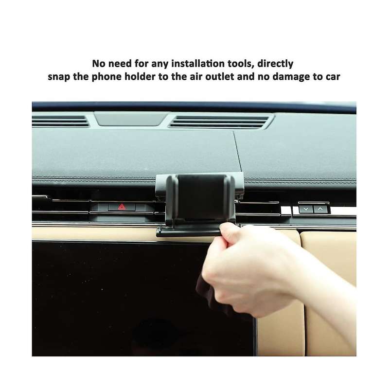 Car Dashboard Phone Holder for Range 2023 Central Control Air Outlet Phone Bracket Accessories