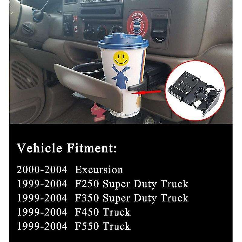 Car Dashboard Pull Cup Holder for F250 F350 F450 F550 Super Duty 1999-2004 YC3Z-2513560-CAD
