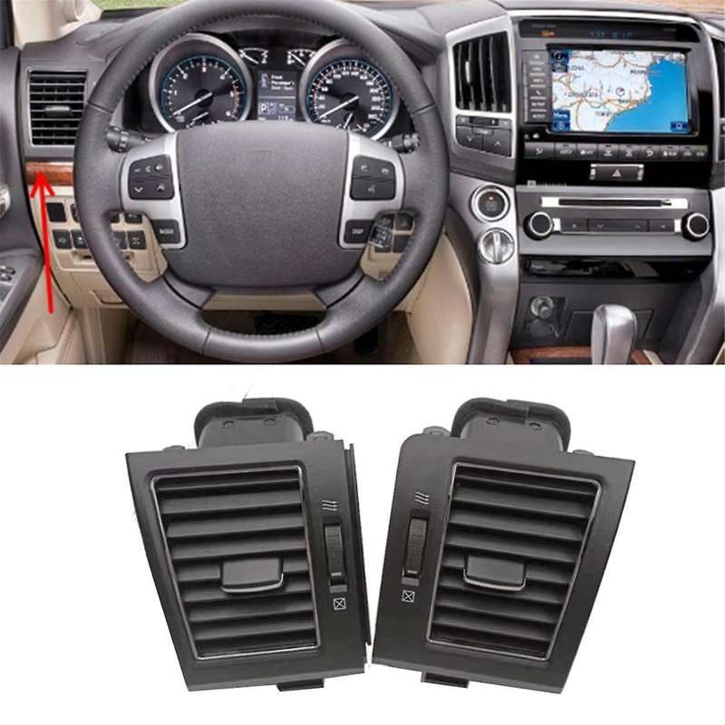 Car Dashboard Right Left Air Conditioner Outlet Assembly with Adjustment Switch for Land Cruiser LC2