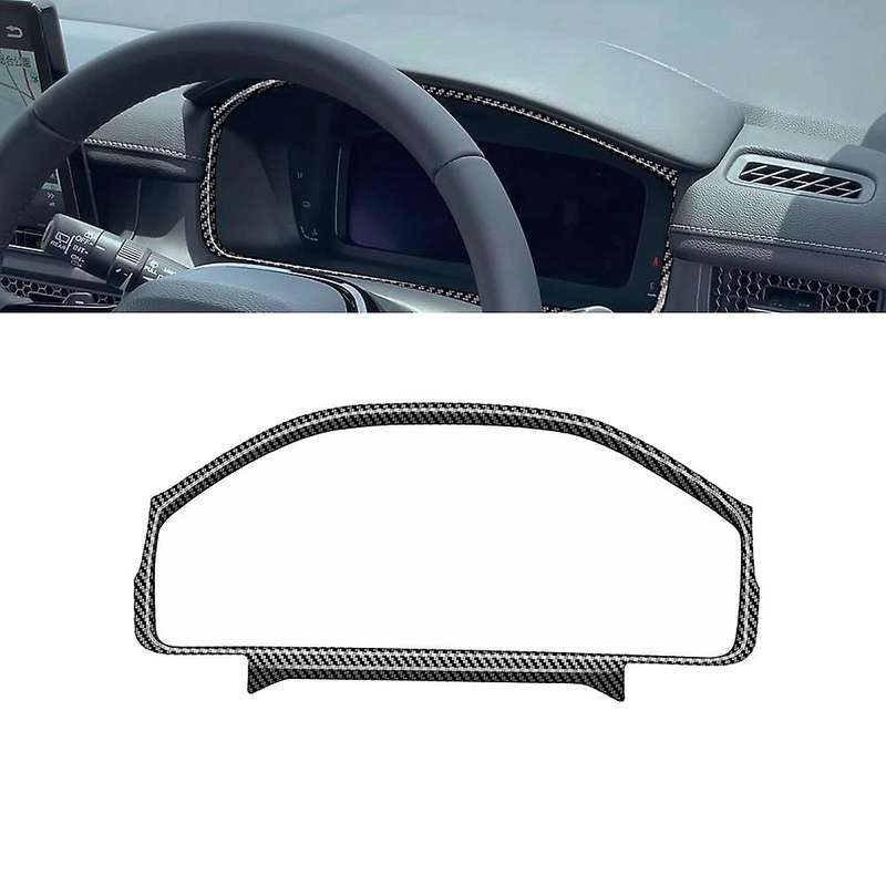 Car Dashboard Speedometer Panel Frame Decorative Cover Instrument Trim Sticker for STEPWGN RP8 RHD,B