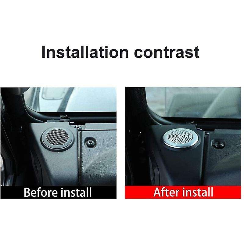 Car Dashboard Speaker Trim Cover Aluminum Alloy for 90 110 130 2004-2016 for XE XF