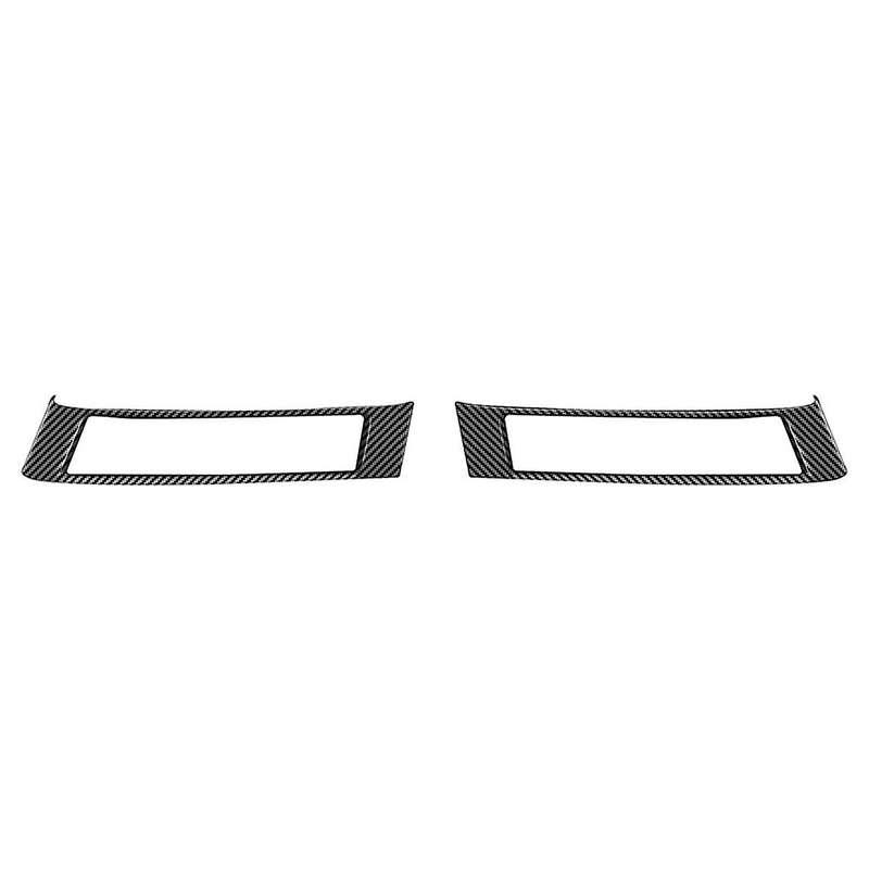 Car Dashboard Side Air Outlet Frame Trim Sticker for EV9 2023 2024 Interior Accessories Carbon Fiber