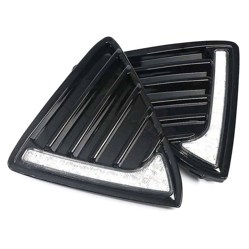 Car Daytime Running Light DRL LED Fog Lamp Cover with Yellow Turning Signal Functions for Focus 3 MK