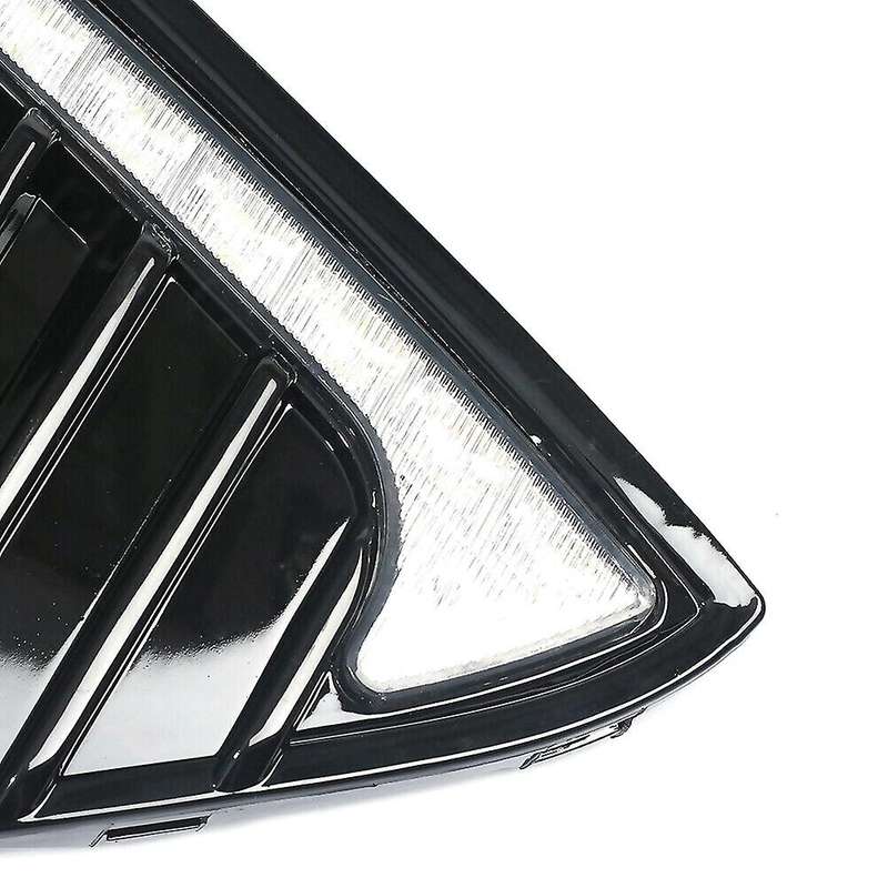 Car Daytime Running Light DRL LED Fog Lamp Cover with Yellow Turning Signal Functions for Focus 3 MK