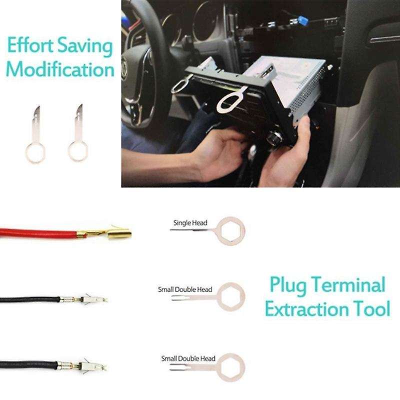 Car Decoration Bisassembly Buckle Kit Instrument Panel Audio Radio Installation and Repair Kit 19Pcs