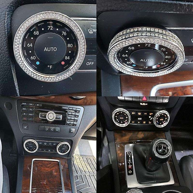 Car Decoration Air Conditioner Control Button Cover Switch Knob Regulator Cover Trim for - C GLS