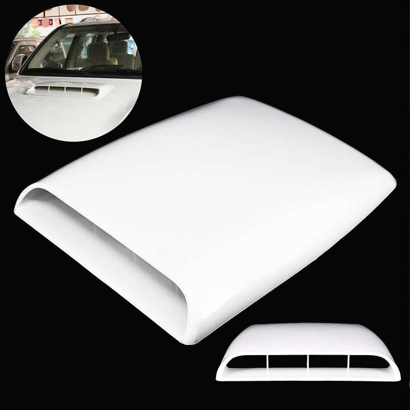 Car Decorative Air Simulation Air Flow Decorative Intake Hood Scoop Bonnet Vent Cover Intake Hood Sc