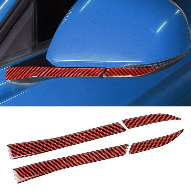 Car Decoration Sticker Carbon Fiber Rearview Mirror Decoration Sticker Car Modification for 2015-201