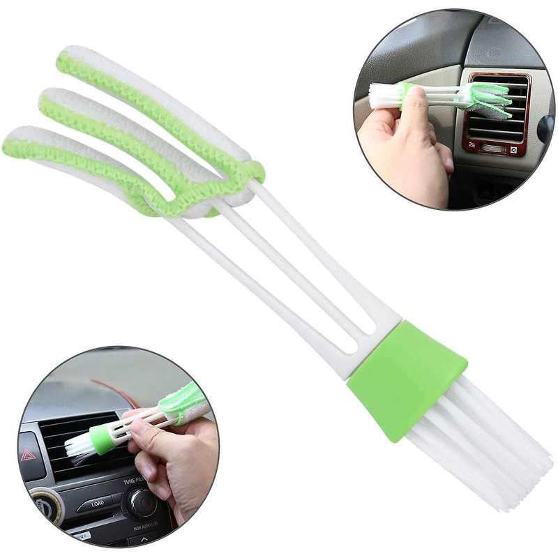 Car Detailing Brush Set,Long Handle Wheel Rim Tire Brush,Detailing Brush,Wash Mitt for Auto Interior