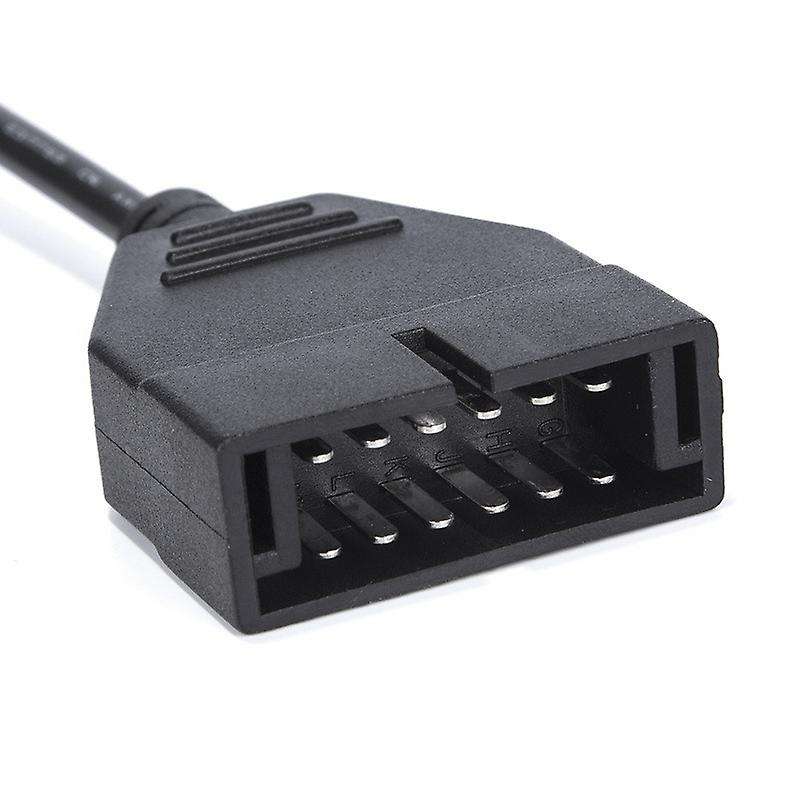 Car Diagnostic Tool OBD2 Connector Adapter for 12 Pin to OBD2 16 Pin Cable Auto Scanner Adapter