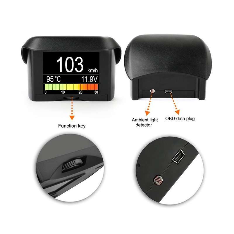 Car Digital Speedometer A202 Obd2 Car Computer Car Display Instrument Obd2 Head-up Display Trip Disp