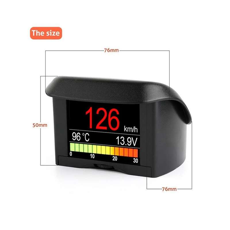 Car Digital Speedometer A202 Obd2 Car Computer Car Display Instrument Obd2 Head-up Display Trip Disp
