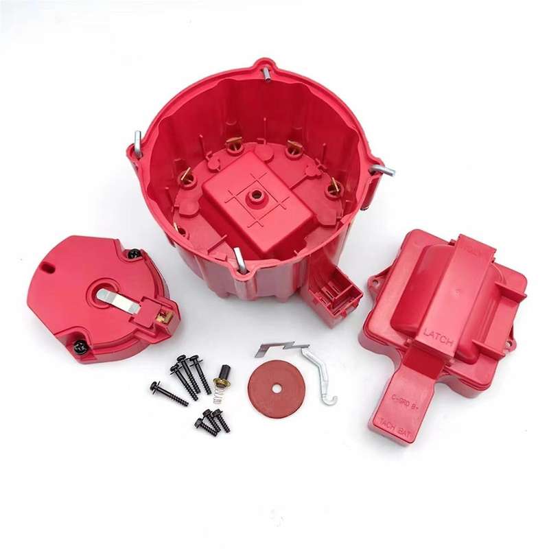 Car Distributor Cover with Coil Rotor for 265 283 307 327 350 383 396 400 402 427 454 472 502 Engine