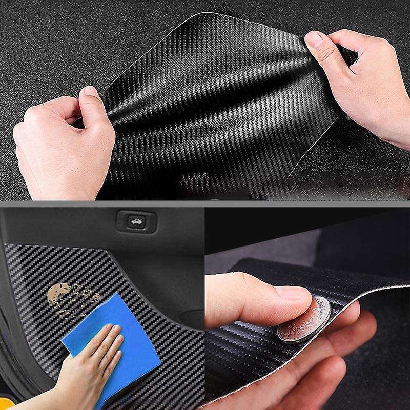 Car Door Anti-Kick Mat Anti-Scratch Door Mat Car Door Anti-Kick Protective Cover for Alphard 2015 -