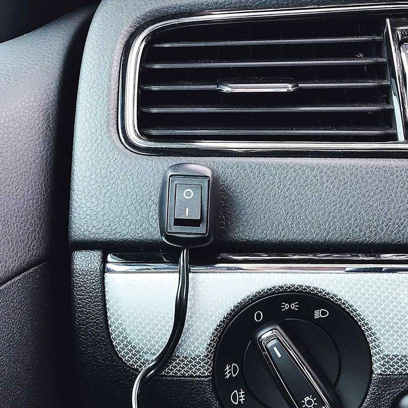 Car DIY Switch Water Drop Shape Button Switch OFF/ON DC 12V Compatible Fog Lights, DRL, LED Light Ba
