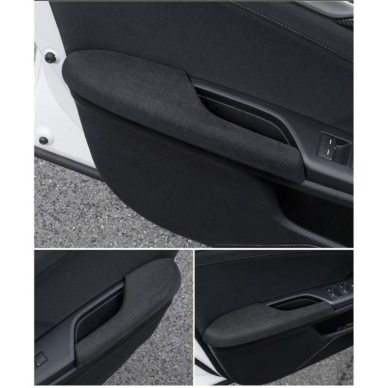 Car Door Armrest Panel Door Armrest Sticker Interior Decoration Cover Trim for 10Th 2016-2020 A