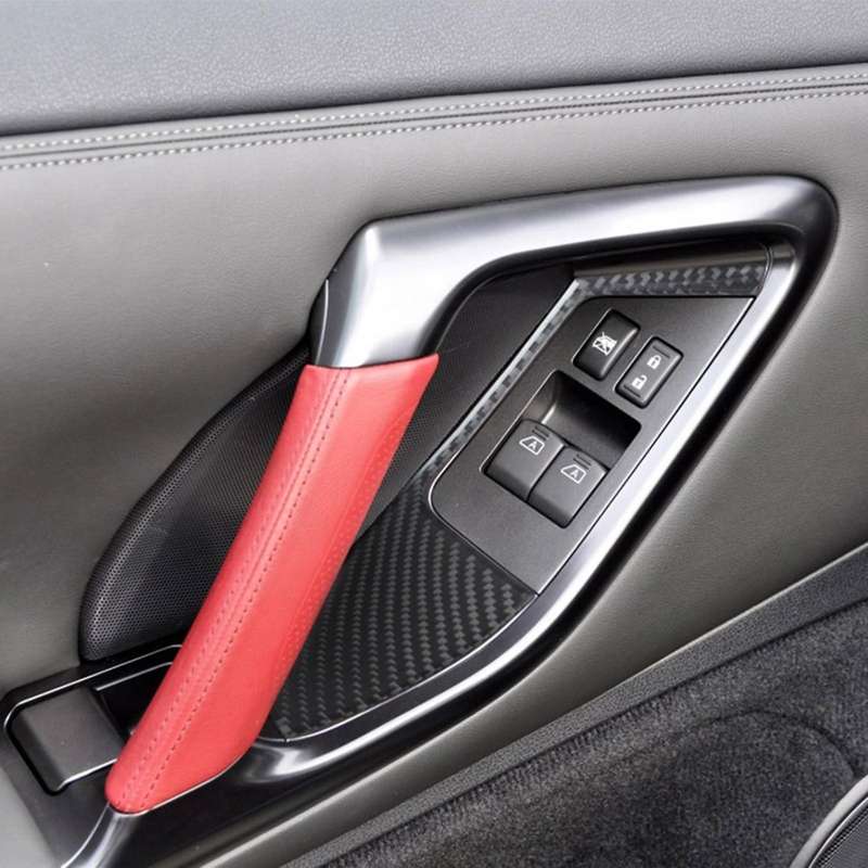 Car Door Armrest Panel Sticker Window Control Console Frame Cover Trim for R35 2009-2015