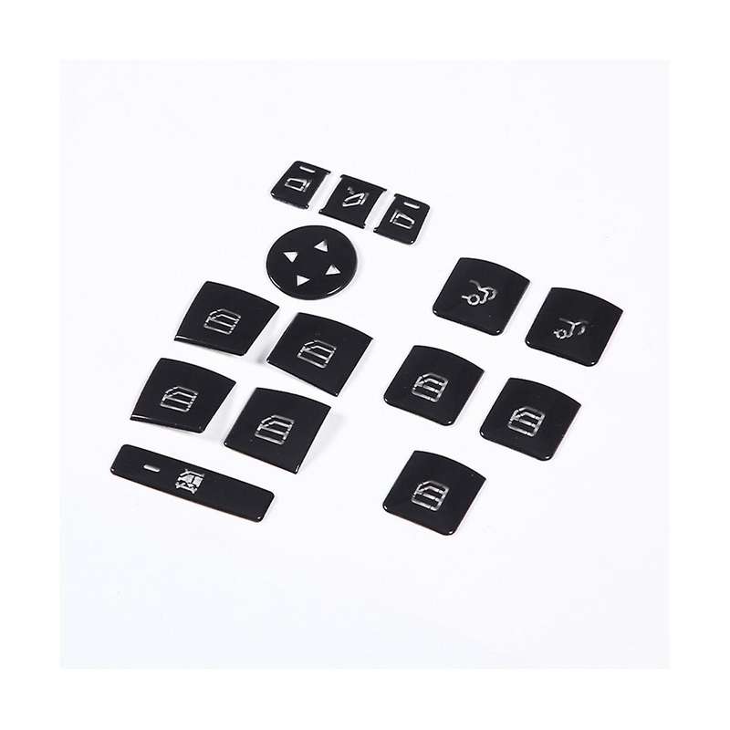 Car Door Armrest Window Switch Button Trim Cover Sticker for Ml C E G Class W204 X166