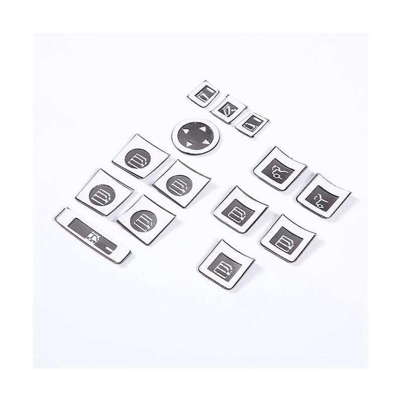 Car Door Armrest Window Switch Button Trim Cover Sticker for Ml C E G Class W204 X166