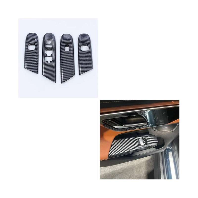 Car Door Armrest Window Lift Switch Cover Trim Abs Stickers for Glc 2023 Lhd Interior Accessories