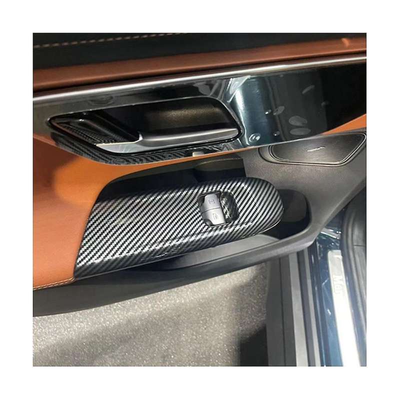 Car Door Armrest Window Lift Switch Cover Trim Abs Stickers for Glc 2023 Lhd Interior Accessories