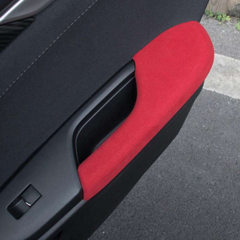 Car Door Armrest Panel Door Armrest Sticker Interior Decoration Cover Trim for 10Th 2016-2020 B