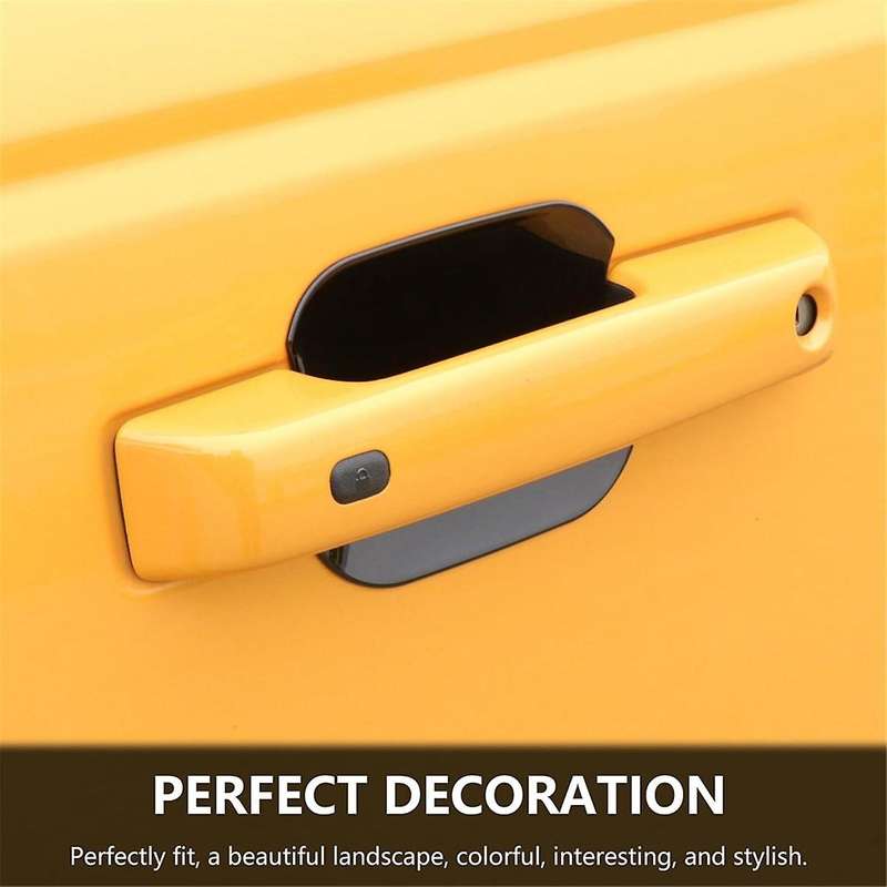 Car Door Bowl Scratch Protector for 2021 2022 2023 4 Doors Exterior Door Handle Bowl Cover Trim Acce