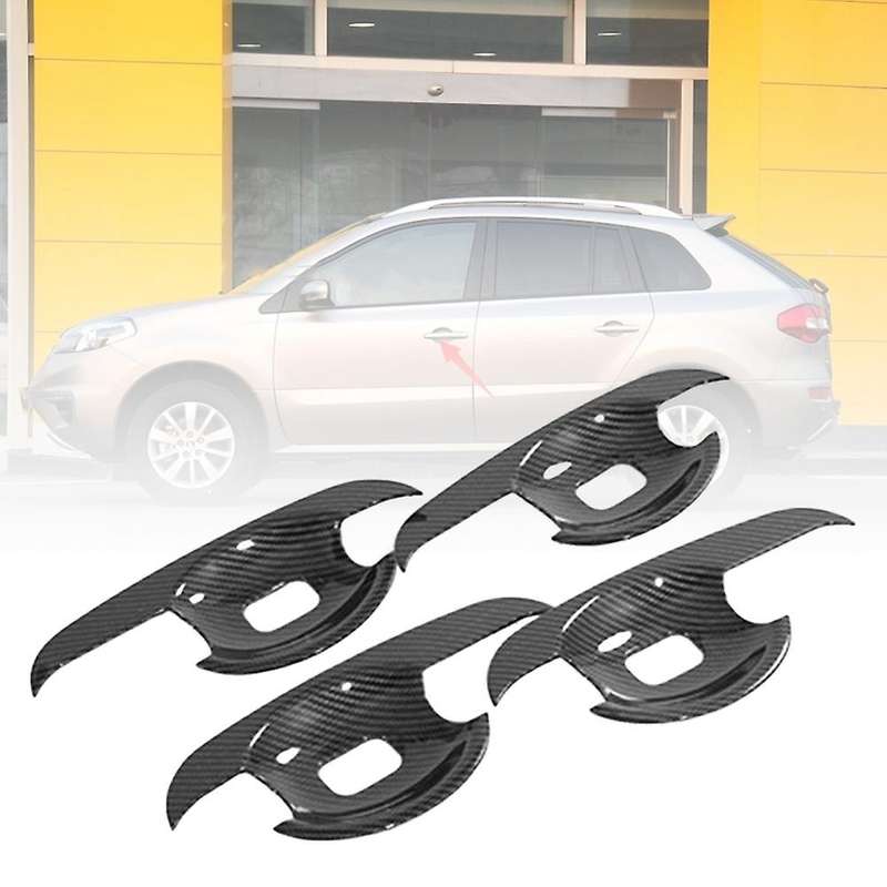 Car Door Bowl Cover Handle Door Bowl Decoration for Koleos 2009 2010 2011 2012 2013 2014 2015