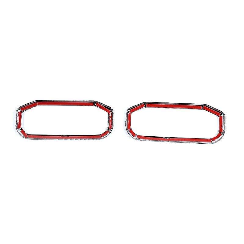 Car Door Exhaust Vent Decoration Frame Cover Stickers for Ram 1500 2010-2017 Interior Accessories (S