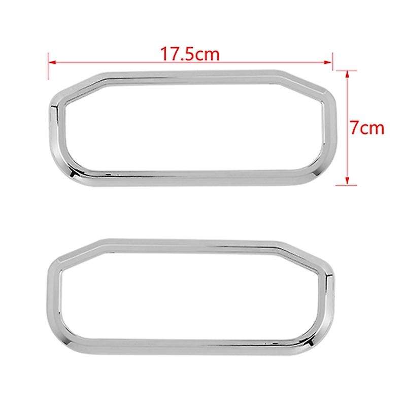 Car Door Exhaust Vent Decoration Frame Cover Stickers for Ram 1500 2010-2017 Interior Accessories (S