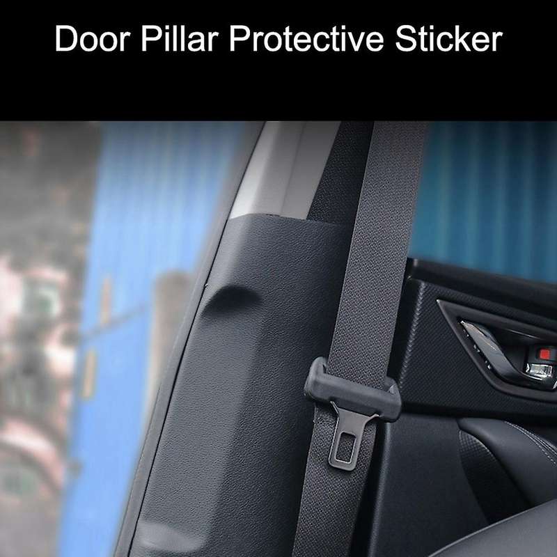 Car Door B-Pillar Doorpost Anti-Kick Protection Pad Cover Trim for 2019 2020 2021 Accessories Anti-D