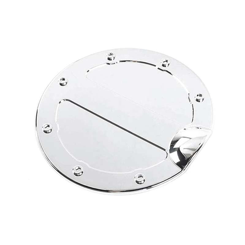 Car Door Fuel Filler Cap Cover Fuel Tank Cap for 2009-2014 Silver