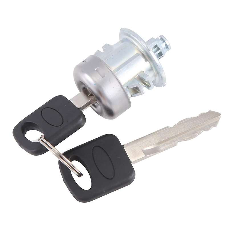 Car Door Handle & Lock Cylinder with Clips for Super Duty F250 F350 1999-2016