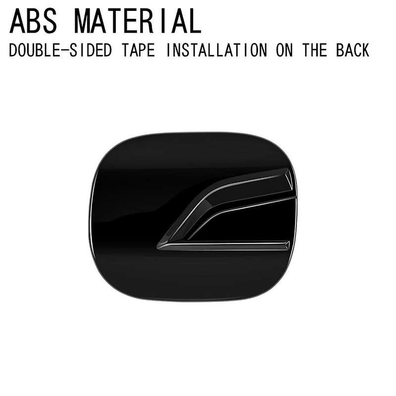 Car Door Fuel Tank Gas Cap Decoration Cover Trim for 2024+ Car Exterior Accessories Bright Black