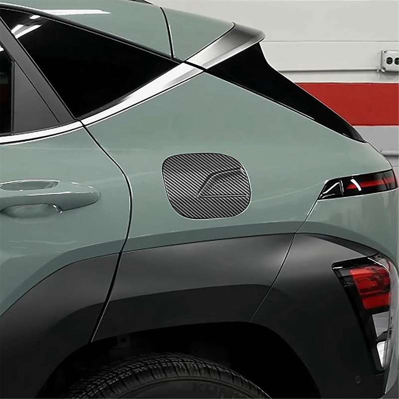 Car Door Fuel Tank Gas Cap Decoration Cover Trim for 2024+ Car Exterior Accessories Carbon Fiber Pat