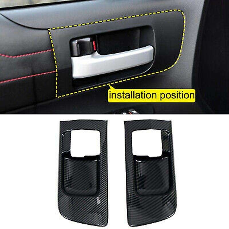 Car Door Handle Bowl Cover Trim Strip Inner Door Handle Decorative Frame Suitable for - XK50 2014-20