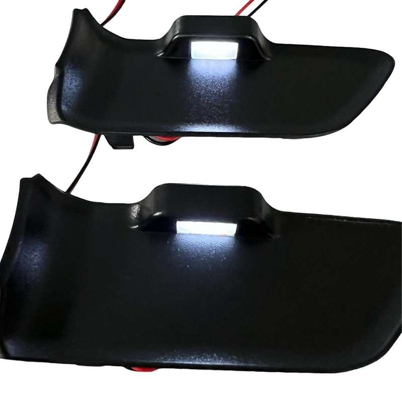 Car Door Handle Bowl Atmosphere Light for 2019-2024 Interior Door Bowl Handle Frame LED White Light