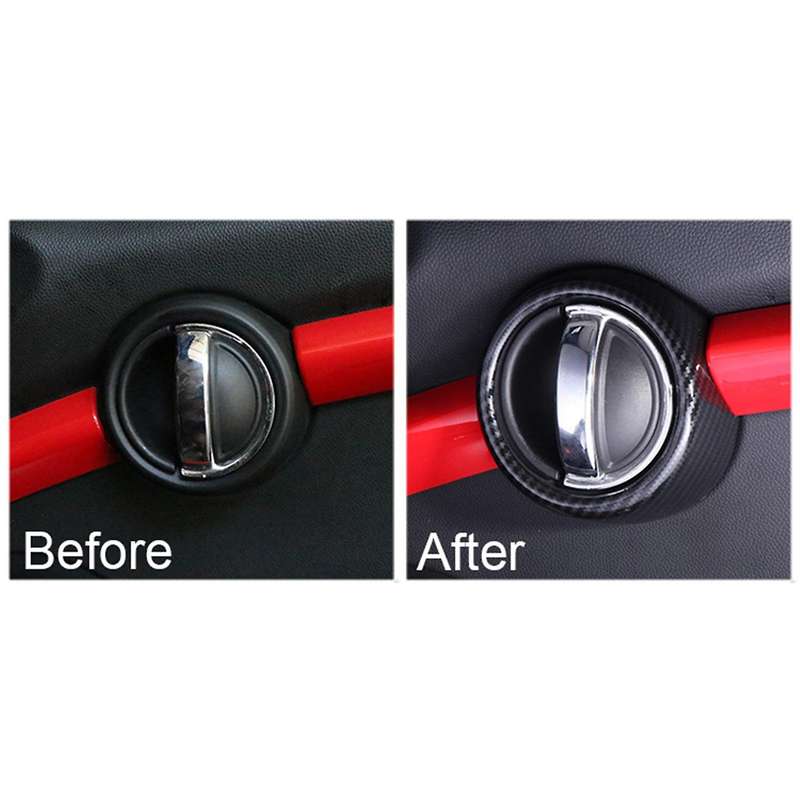 Car Door Handle Knob Cover Carbon Fiber Case Housing for One S JCW F55 F56 F57 Hatchback Car Accesso